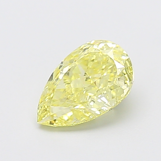 1.19 ct Yellow (Fancy) VS2 Pear Modified lab-grown diamond