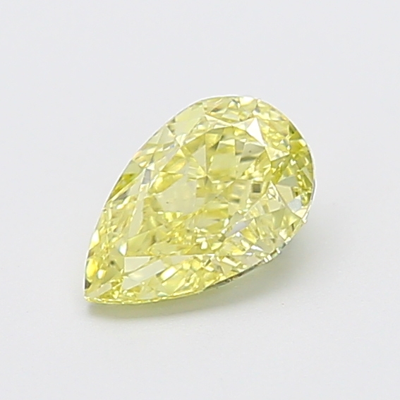 1.09 ct Yellow (Intense) VS1 Pear Modified lab-grown diamond
