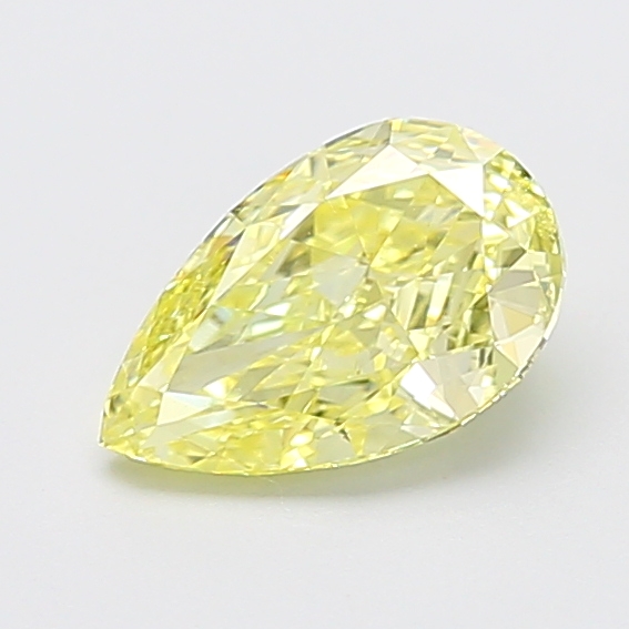 1.55 ct Yellow (Intense) VVS2 Pear Modified lab-grown diamond