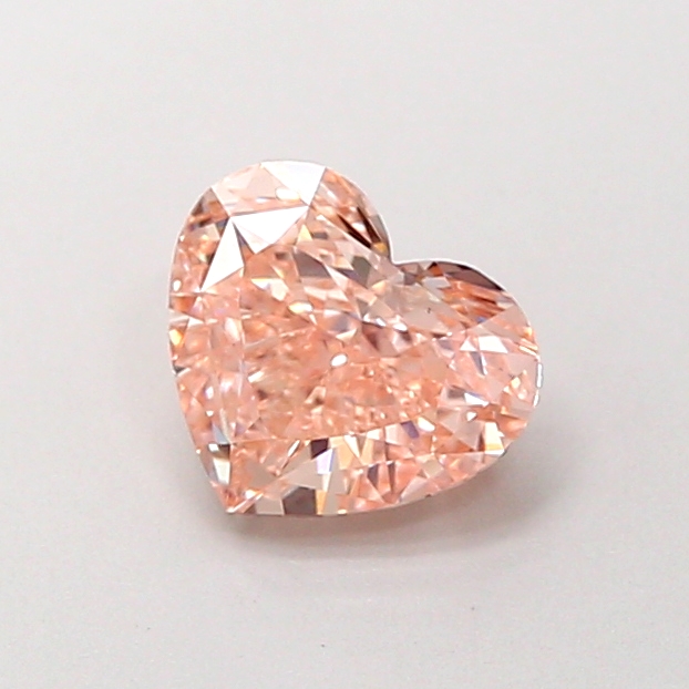 1.01 ct Heart Fancy Light Pinkish Brown Lab-Grown Diamond