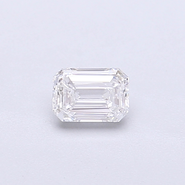 Actual 0.28 carat D Emerald lab-grown diamond