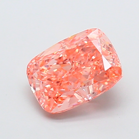 1.78 ct Pink (Vivid) VS1 Cushion lab-grown diamond
