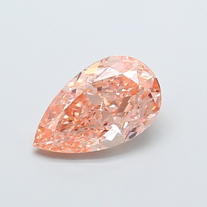 1.63 ct Orange (Intense) VS2 Pear Modified lab-grown diamond