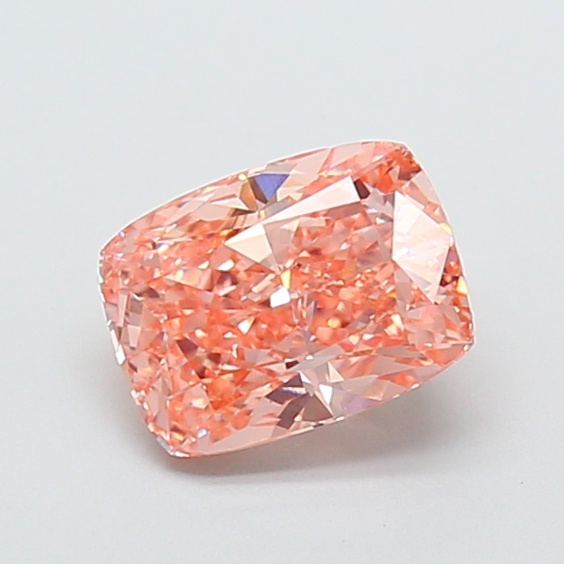 2.07 ct Pink (Intense) VS1 Cushion lab-grown diamond
