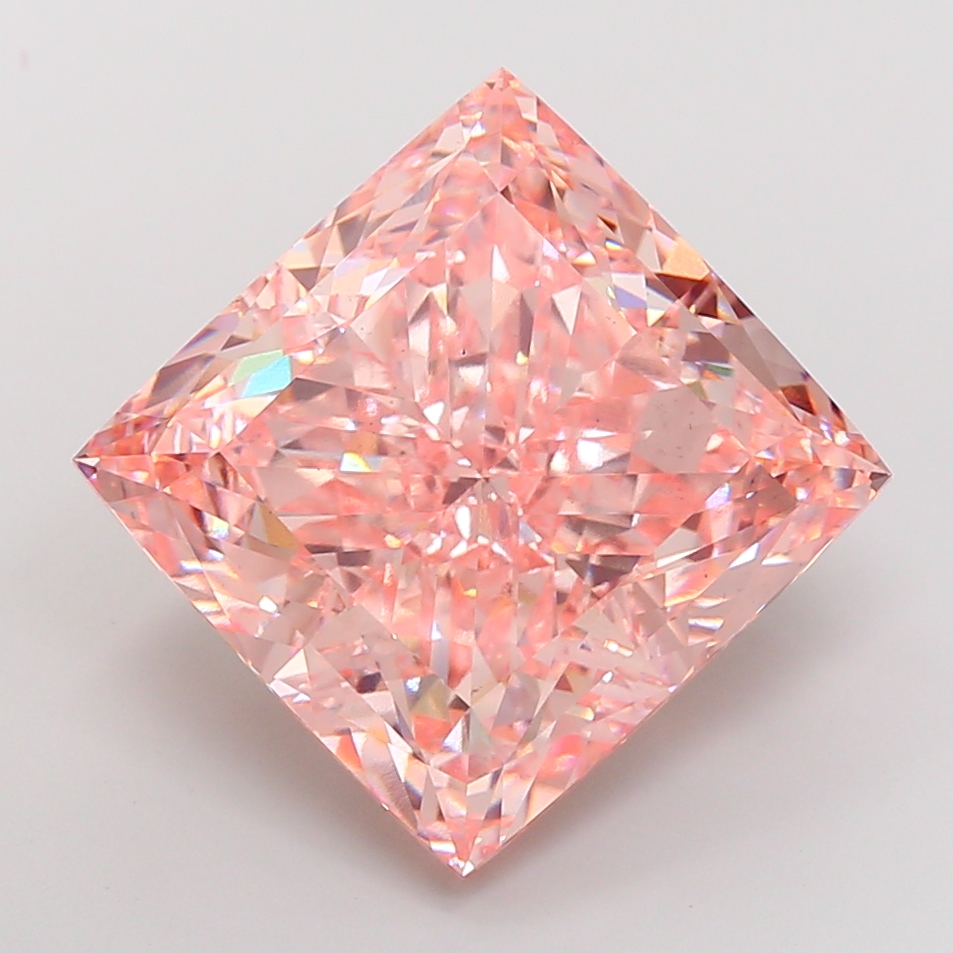 30.08 ct Cushion Fancy Intense Pink Lab-Grown Diamond