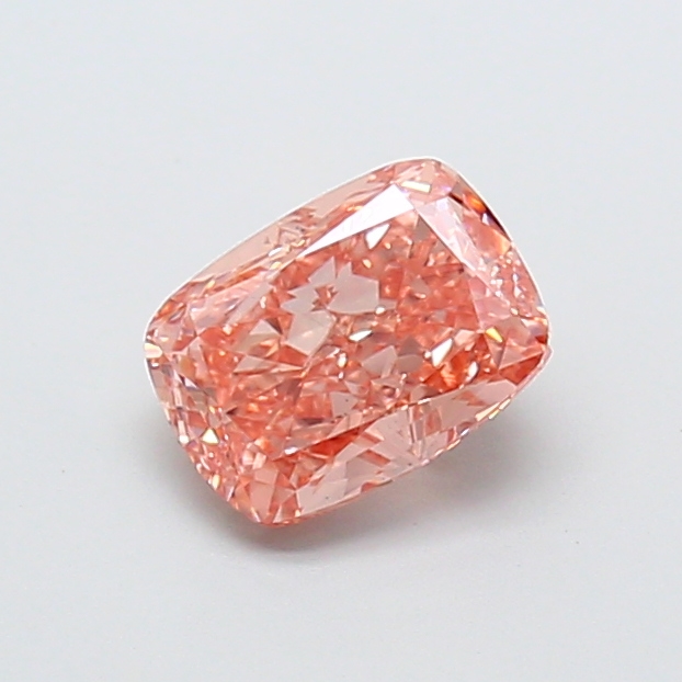 1.54 ct Pink (Intense) VS2 Cushion lab-grown diamond