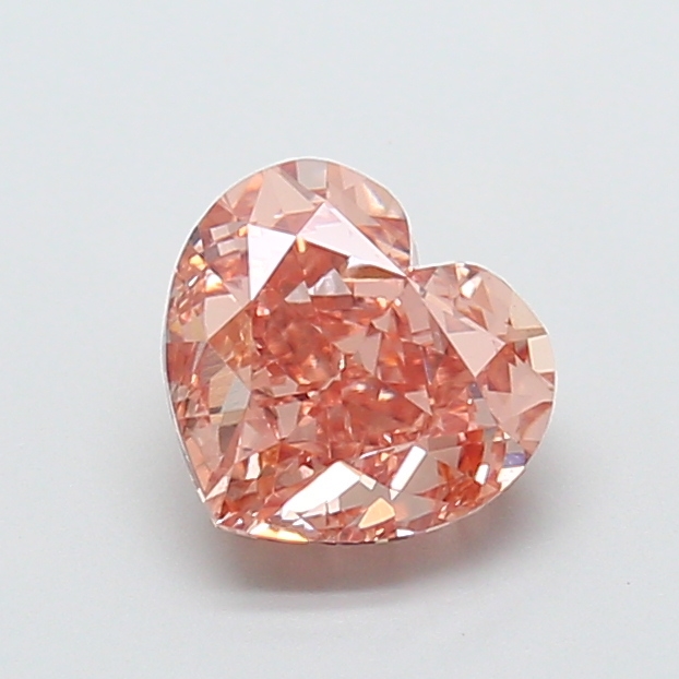 2.22 ct Pink (Intense) VVS2 Heart Modified lab-grown diamond