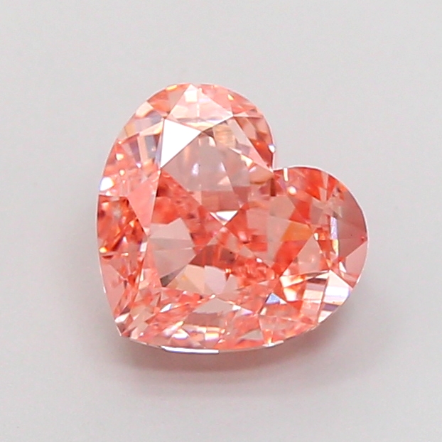 2.52 ct Pink (Intense) VS1 Heart Modified lab-grown diamond