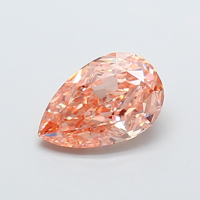 1.86 ct Orange (Intense) VS2 Pear Modified lab-grown diamond