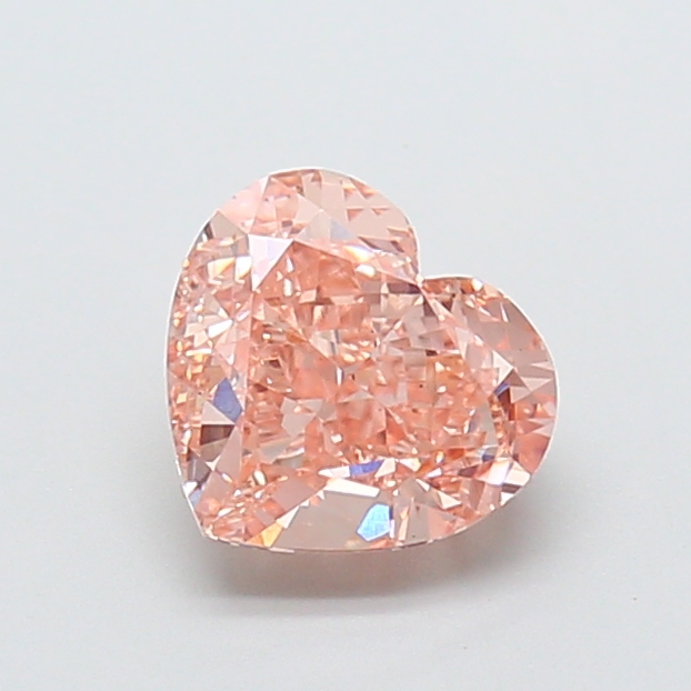 2.03 ct Pink (Intense) VS1 Heart Modified lab-grown diamond