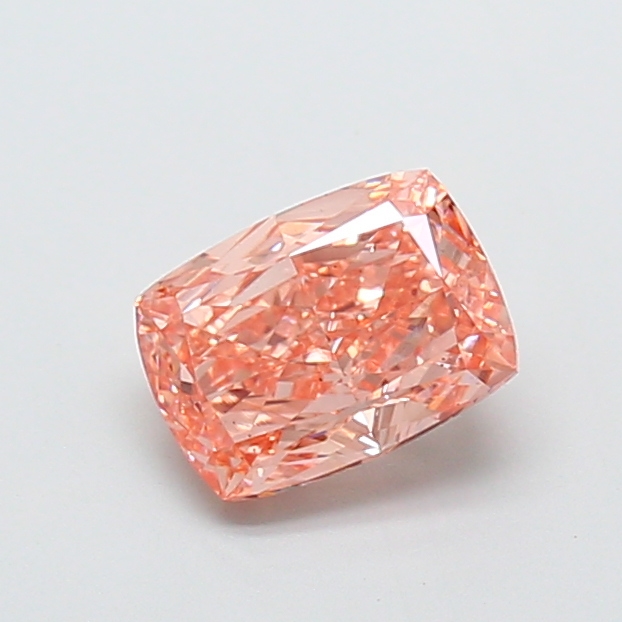 1.60 ct Pink (Intense) VS2 Cushion lab-grown diamond
