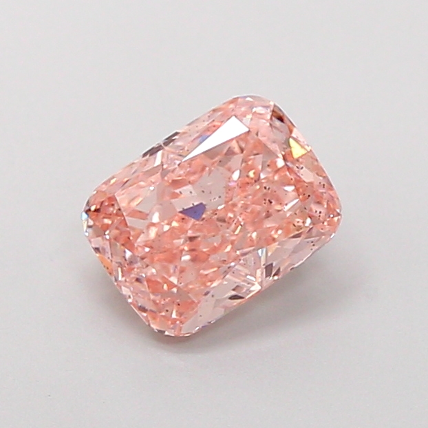 1.24 ct Pink (Intense) SI1 Cushion lab-grown diamond