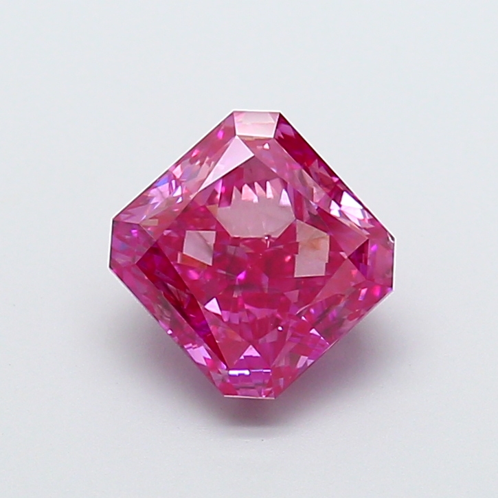 0.80 ct Radiant Fancy Vivid Pink Lab-Grown Diamond
