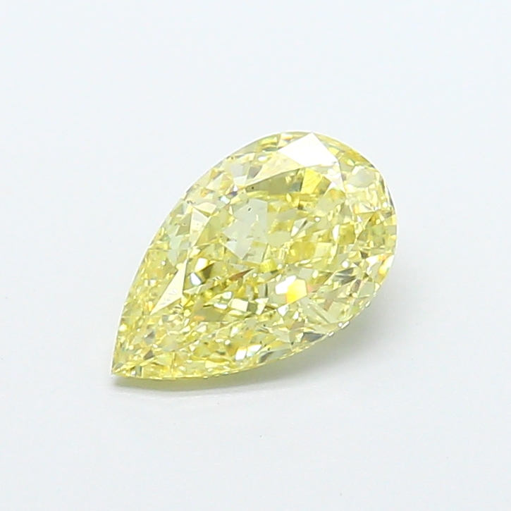 2.01 ct Pear Fancy Intense Yellow Lab-Grown Diamond
