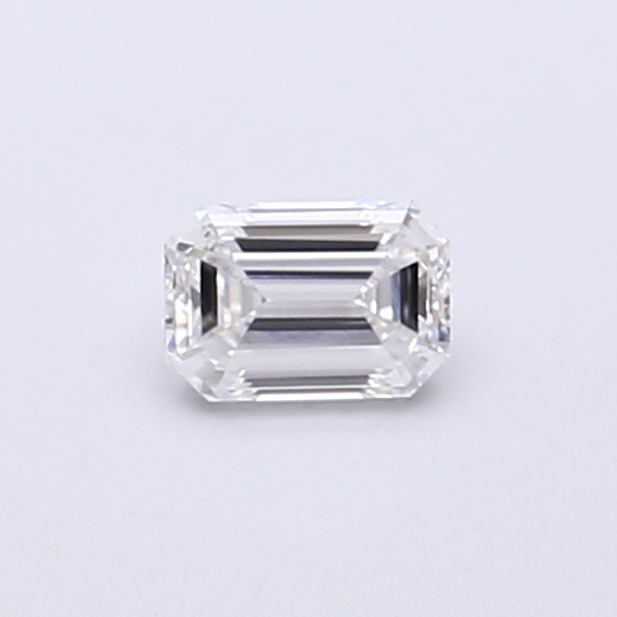 Actual 0.29 carat D Emerald lab-grown diamond