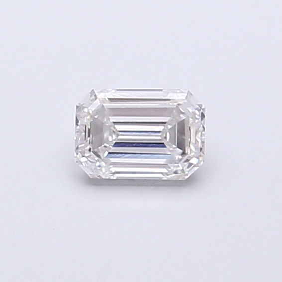 Actual 0.3 carat E Emerald lab-grown diamond