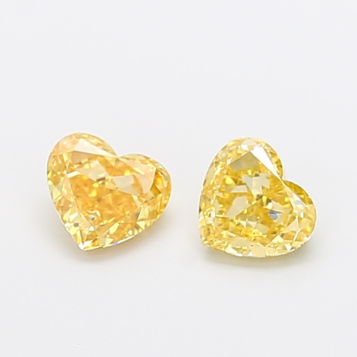 0.27 ct Heart Fancy Vivid Yellow Lab-Grown Diamond