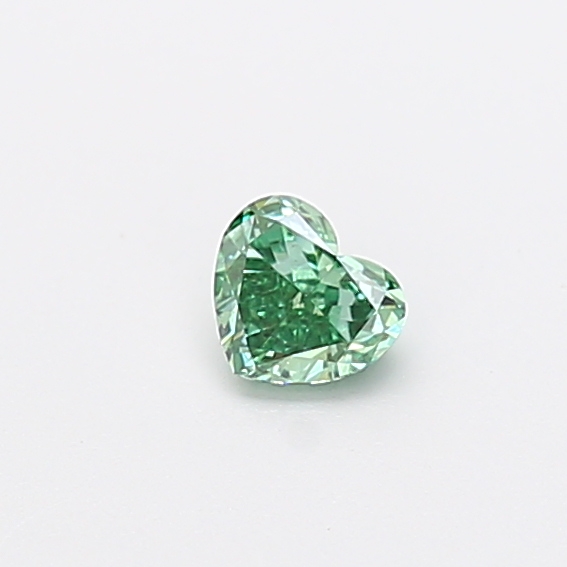 0.25 ct Heart Fancy Vivid Green Lab-Grown Diamond
