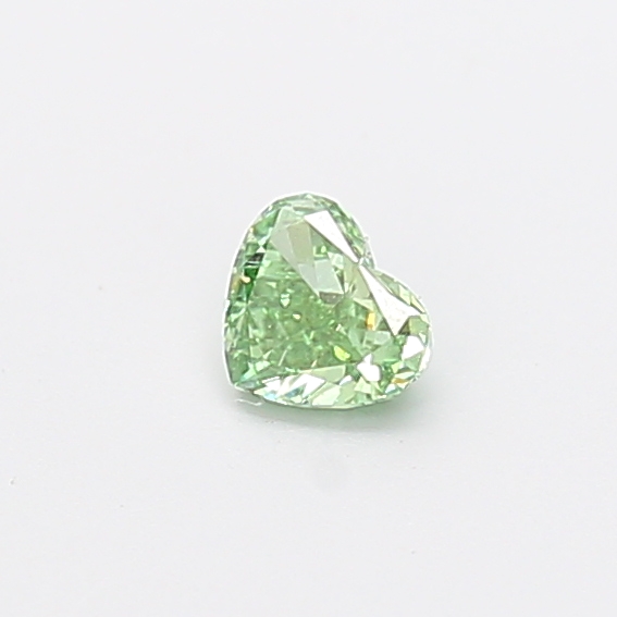 0.28 ct Heart Fancy Vivid Green Lab-Grown Diamond