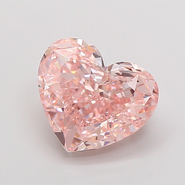 3.01 ct Heart Fancy Intense Pink Lab-Grown Diamond