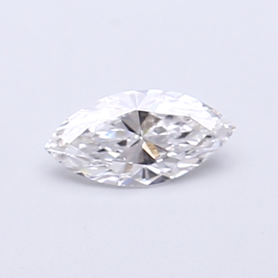Actual 0.28 carat D Marquise lab-grown diamond