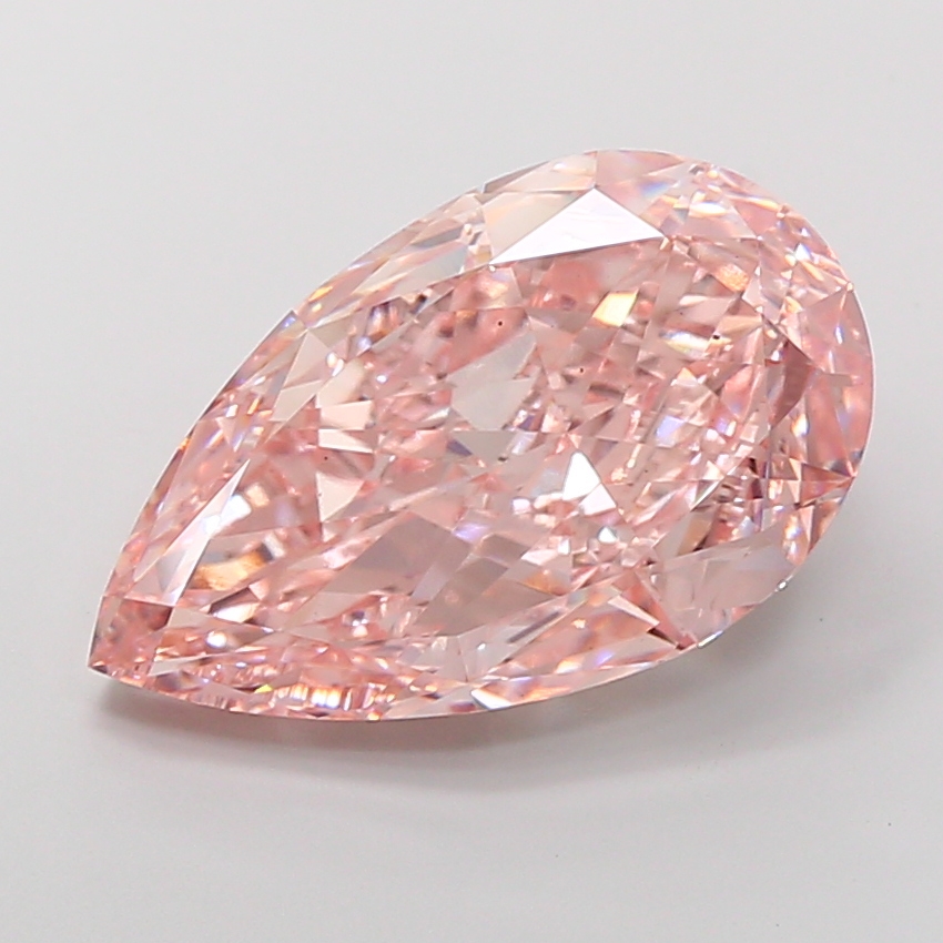 15.06 ct Pink (Intense) VS2 Pear Modified lab-grown diamond