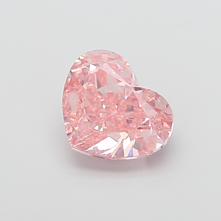 2.66 ct Pink (Intense) VS1 Heart Modified lab-grown diamond