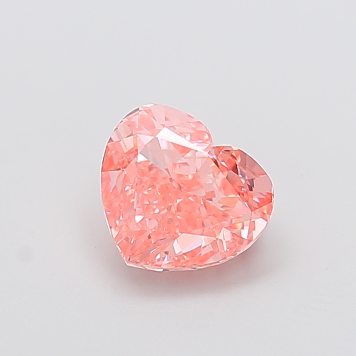 2.01 ct Pink (Vivid) VVS2 Heart Modified lab-grown diamond