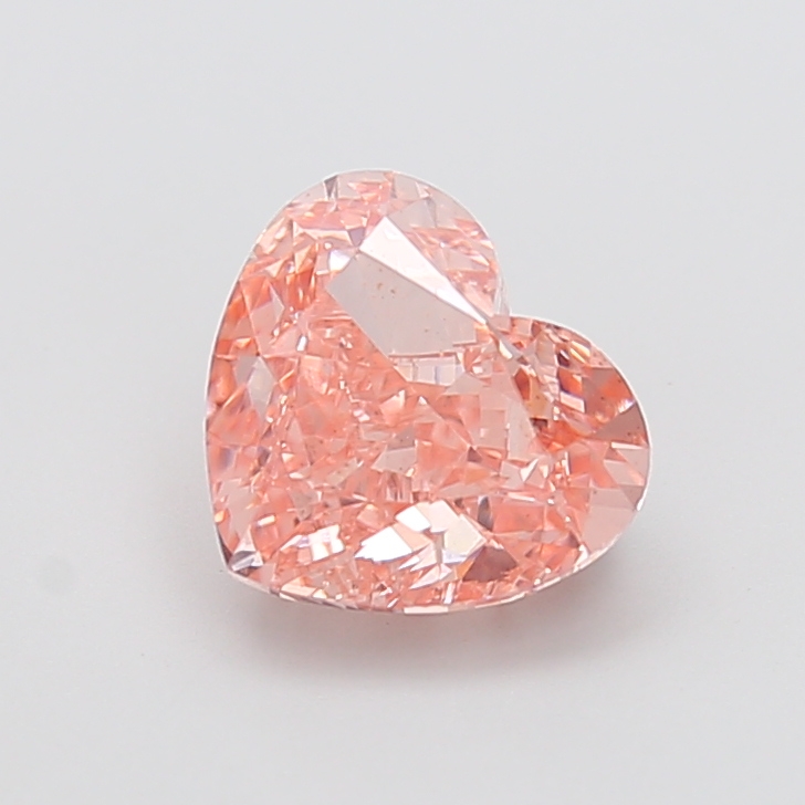 3.01 ct Pink (Intense) VS1 Heart Modified lab-grown diamond