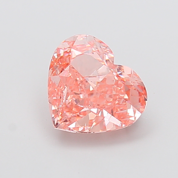 3.03 ct Pink (Vivid) VS1 Heart Modified lab-grown diamond