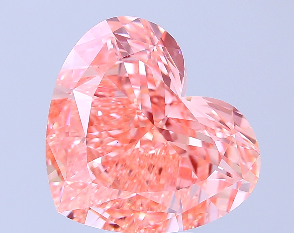 10.03 ct Heart Fancy Vivid Pink Lab-Grown Diamond