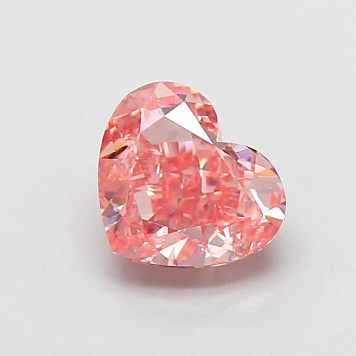 1.51 ct Pink (Intense) VVS2 Heart Modified lab-grown diamond