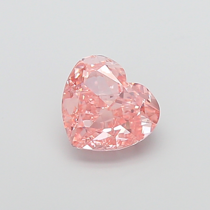 2.93 ct Pink (Intense) VS1 Heart Modified lab-grown diamond