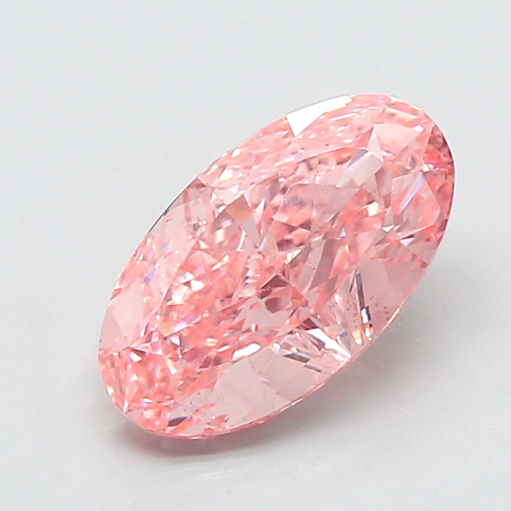 2.02 ct Pink (Vivid) VS1 Moval lab-grown diamond