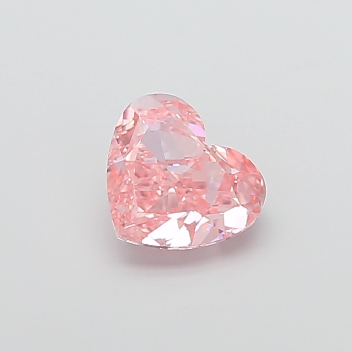 2.61 ct Pink (Intense) VS1 Heart Modified lab-grown diamond