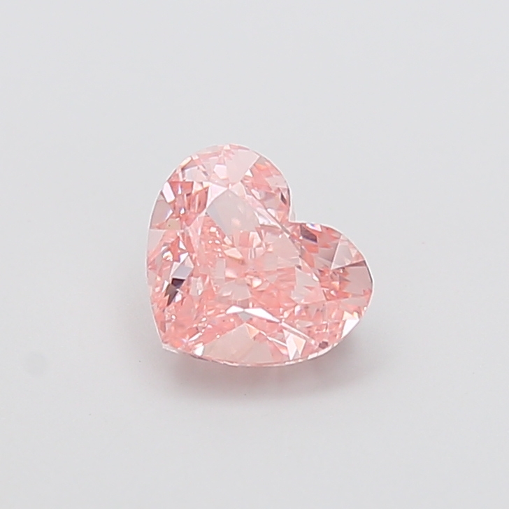 1.55 ct Pink (Intense) VVS2 Heart Modified lab-grown diamond