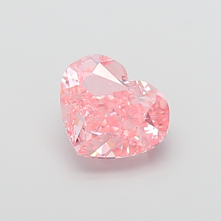 2.58 ct Pink (Vivid) VS1 Heart Modified lab-grown diamond