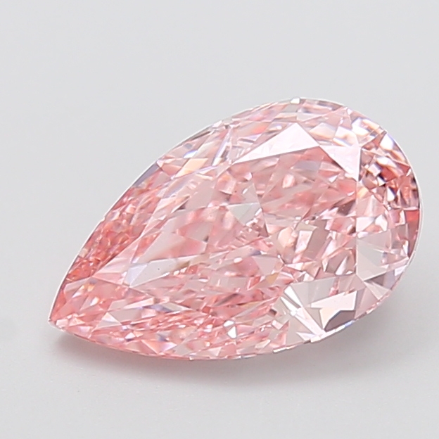 2.72 ct Pink (Intense) VS1 Pear Modified lab-grown diamond