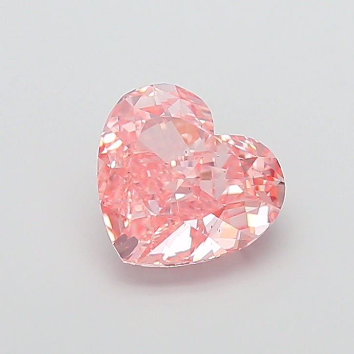 4.05 ct Pink (Intense) VS2 Heart Modified lab-grown diamond