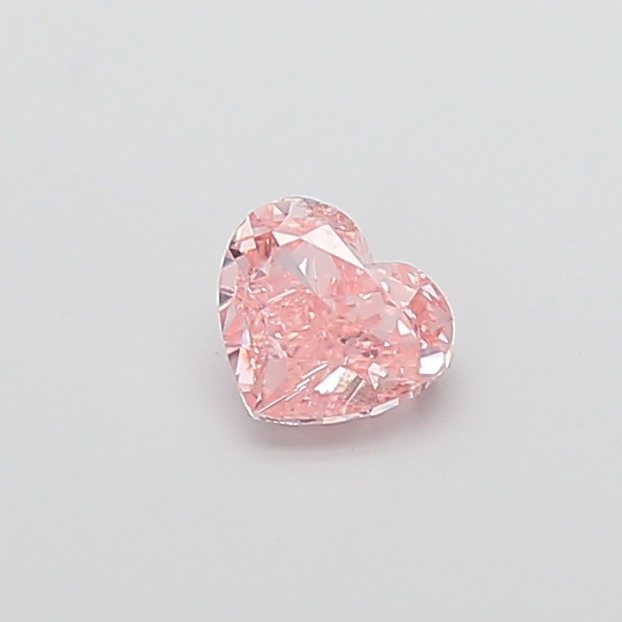 1.04 ct Pink (Intense) VVS2 Heart Modified lab-grown diamond