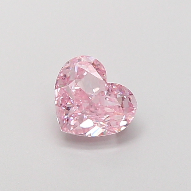 1.00 ct Pink (Intense) VS1 Heart Modified lab-grown diamond