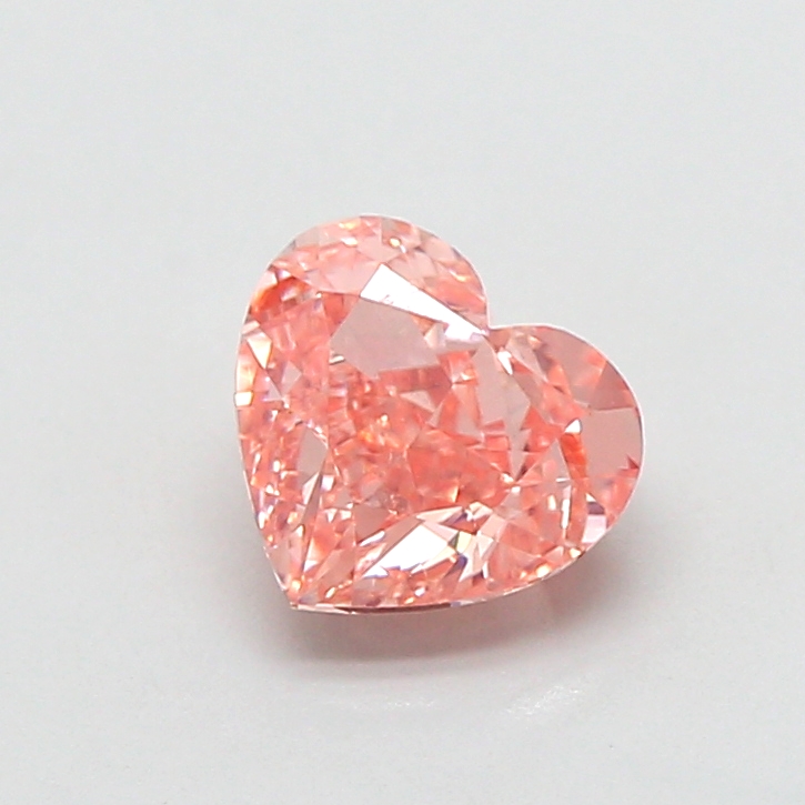1.27 ct Pink (Intense) VVS2 Heart Modified lab-grown diamond
