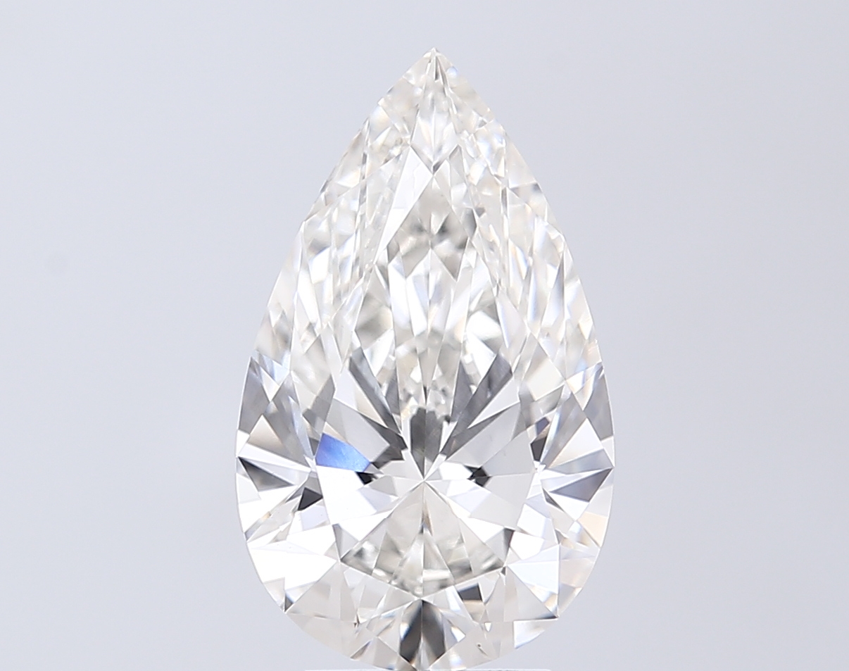 5.02 ct G VVS2 Pear Brilliant lab-grown diamond