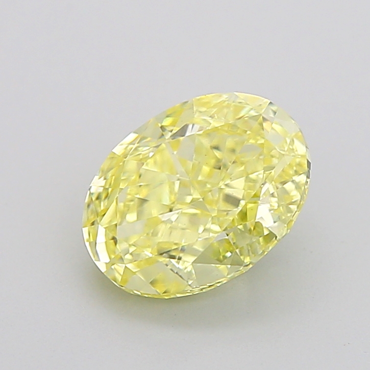 IGI Certified LG740511294 | 1.81 ct Fancy Yellow Oval VS1 Lab-Grown Diamond