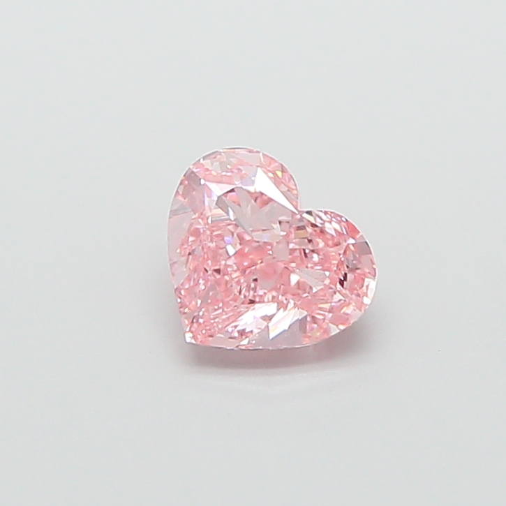 1.29 ct Pink (Vivid) VVS2 Heart Modified lab-grown diamond