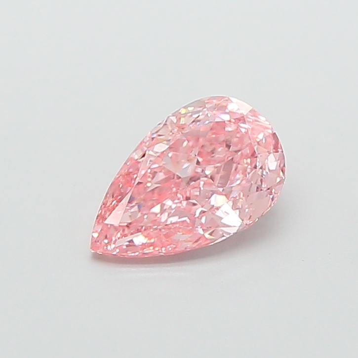 1.62 ct Pink (Vivid) VVS1 Pear Modified lab-grown diamond