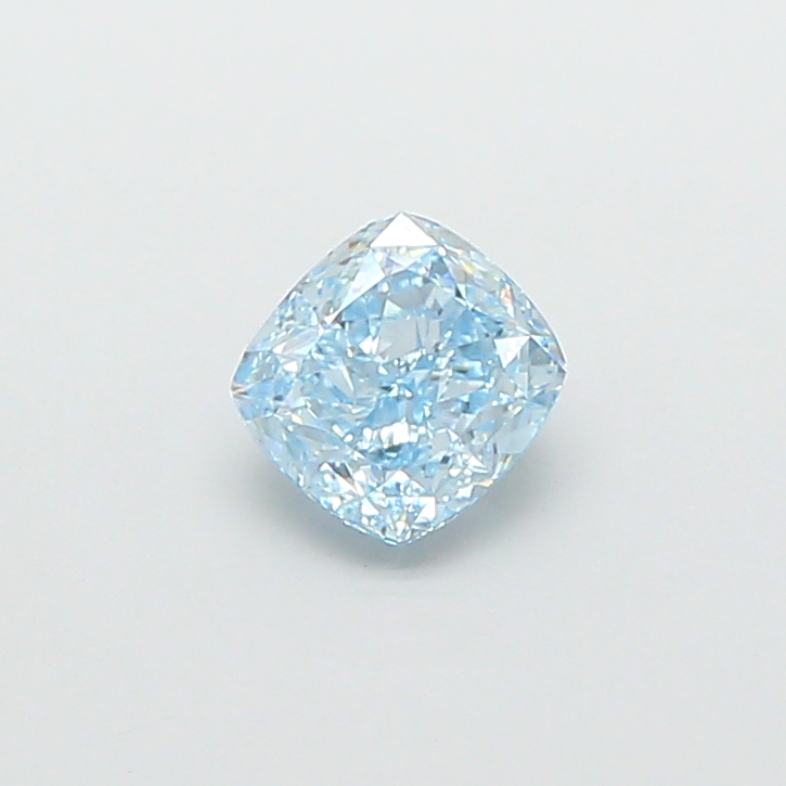 1.20 ct Blue (Intense) VVS2 Cushion lab-grown diamond