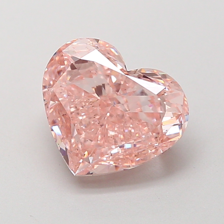 2.00 ct Heart Fancy Intense Pink Lab-Grown Diamond