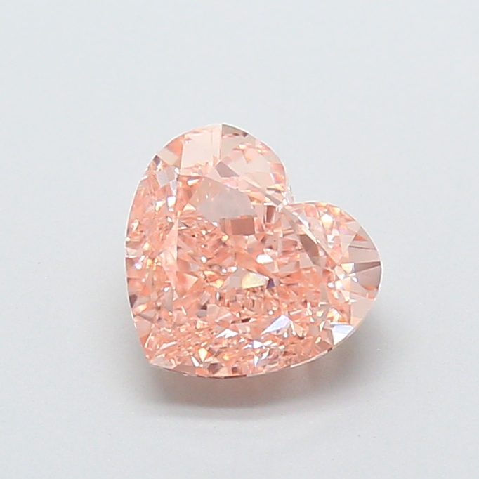 2.01 ct Orange (Fancy) VS1 Heart Modified lab-grown diamond