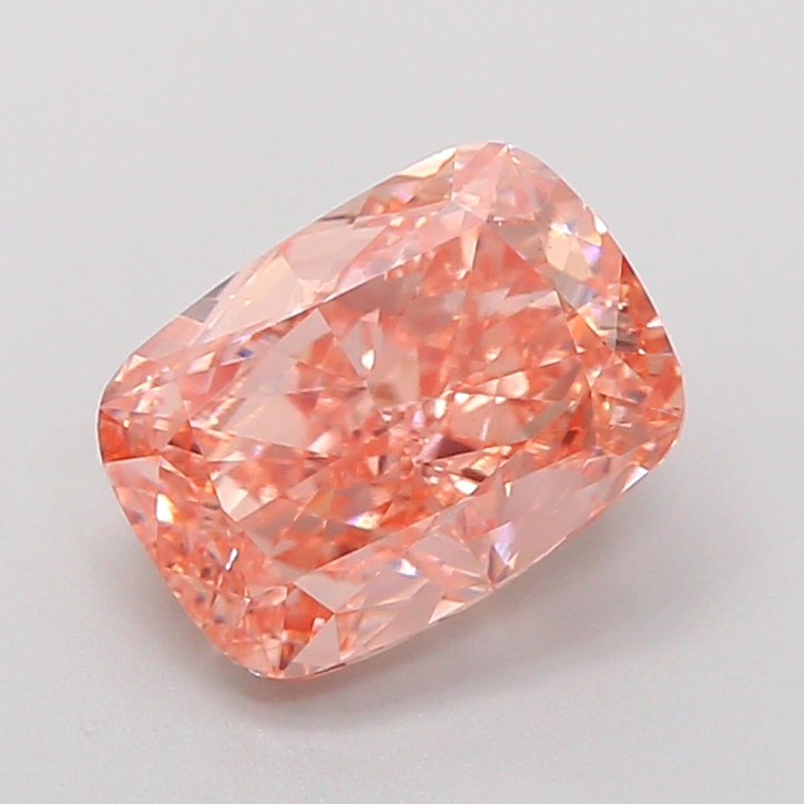 2.00 ct Brown (Light) VS1 Cushion lab-grown diamond